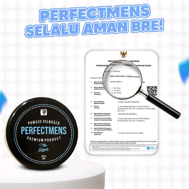 PAKET HEMAT BUNDLING POMADE OILBASED ALL VARIAN 4pcs POMADE OIL BASED POMADE PRIA PERFECTMENS FREE SISIR DAN POUCH EXCLUSIVE 6