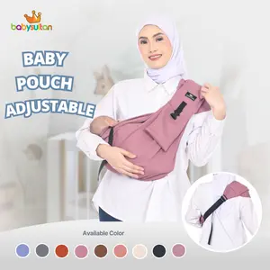 Babysultan Waffle Baby Pouch Adjustable dengan Busa Empuk dan Pouch Multifungsi Gendongan Bayi Instan Premium dari Newborn sampai Toodler