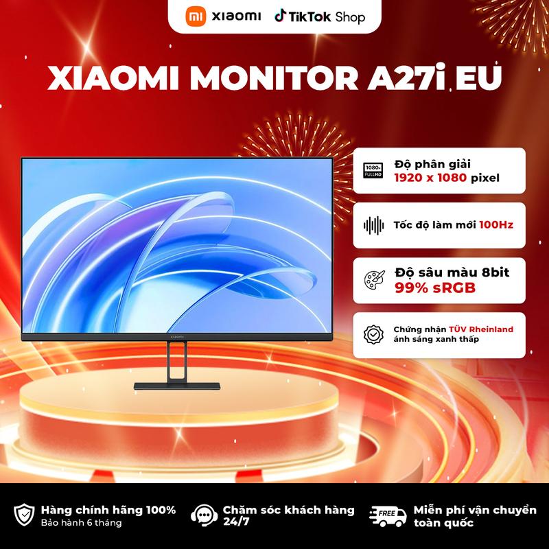  Màn Hình Máy Tính PC Xiaomi Monitor A27i 27inch Tấm Nền LCD IPS - Tần Số Quét 100Hz 