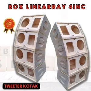 BOX LINEARRAY 4INC TWEETER KOTAK AUDAX AX-65 , BOX SPEAKER MINIATUR 4INC MIDLLE