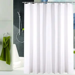 Shower Curtain 180 cm x 180 cm / Tirai Kamar Mandi Hordeng Ivory