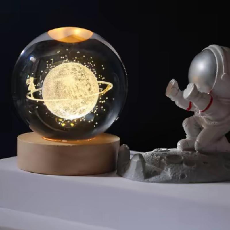 Lampu tidur bulan hiasan kamar tidur LED cocok untuk kamar tidur 1
