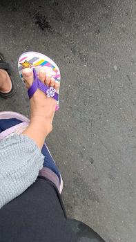 Product Review of sandal anak perempuan motif kuda poni rainbow terbaru 2024 panjang  Kaki 26 sampay 35 Fashion from R**Q 0