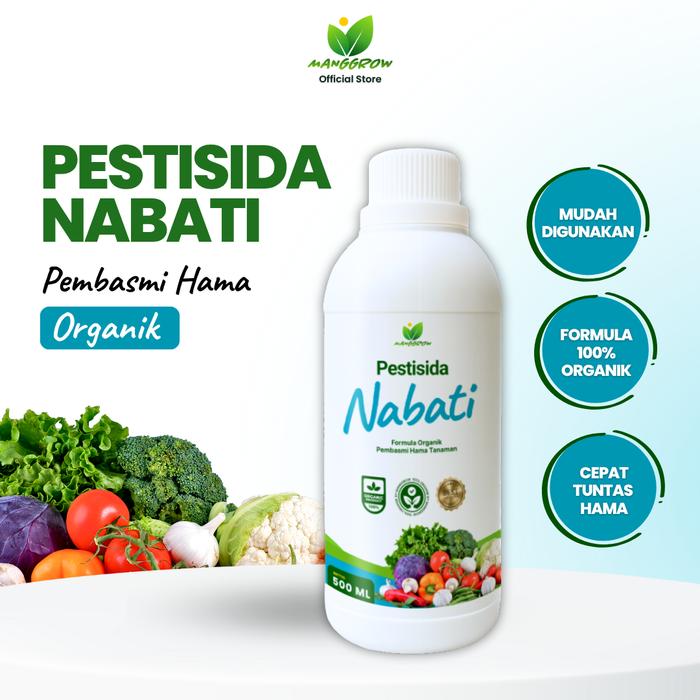 Gambar Pestisida Nabati 500 ML Formula 3-in-1 Aman Lingkungan untuk Penyakit Tumbuhan & Hama Serangga Organik Efektif dan Biodegradable dari Manggrow Official Shop Kab. Sukoharjo Tokopedia