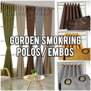 GORDEN JENDELA DAN PINTU MINIMALIS POLOS EMBOS 12 LUBANG RING