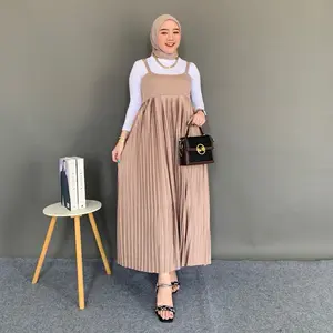 Overall plisket hyget Premium / dress plisket  Polos casual ibu hamil  seragam dress  plisket  bumil Hamil