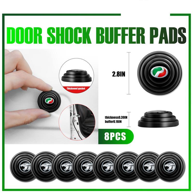 Car Door Anti-Shock Buffer Absorber Sticker Silicone Rubber Silent ...