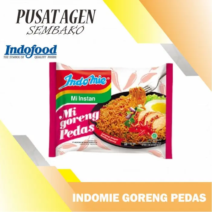 INDOMIE GORENG PEDAS MIE INSTAN INDOMI MI