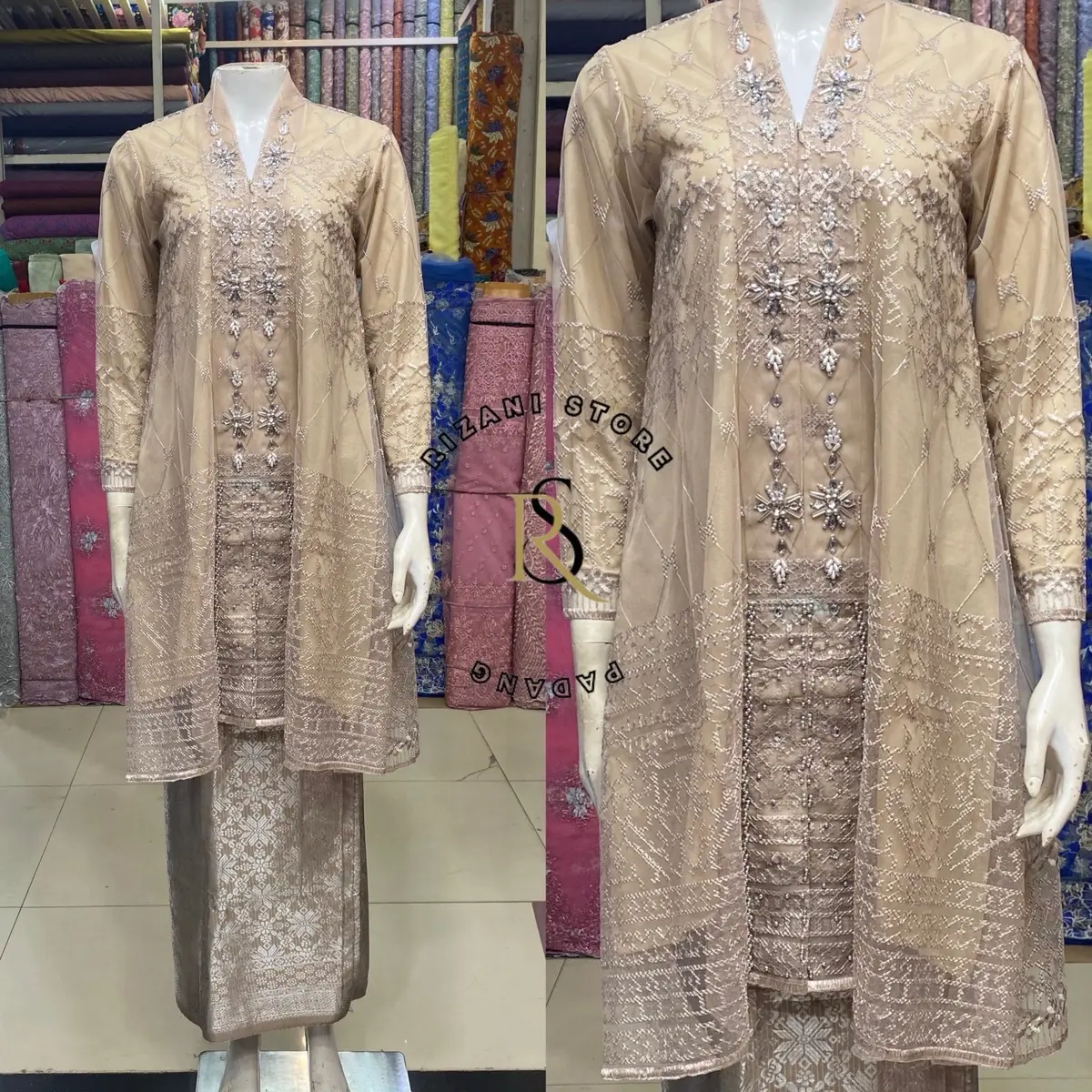 Set Kebaya V payet kartini