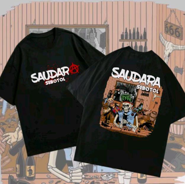 T SHIRT SAUDARA SEBOTOL KAOS PRIA DEWASA UNISEK KAOS SAUDARA SEBOTOL Distro Lembut Polos Kerja 0