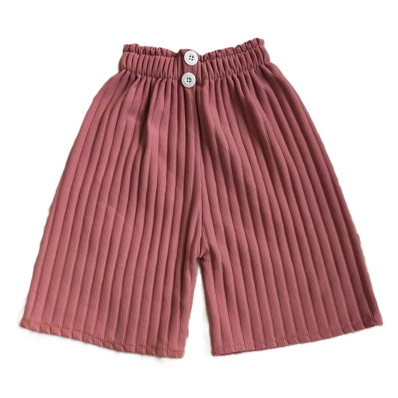 PAKET 5 PCS Celana Pendek Knit Anak Perempuan Usia 4-12 Tahun Santai Cantik Fashion Bahan Knit Maxiline Premium Kancing Tempel Size L XL XXL