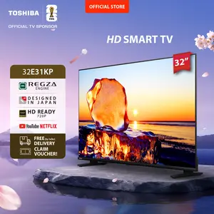 [HD Smart TV] [KHUSUS ONLINE] Toshiba TV 32" HD Smart TV - WIFI Netflix Disney+ Youtube Dolby Audio Screen Sharing HDMI Digital - 32E31KP