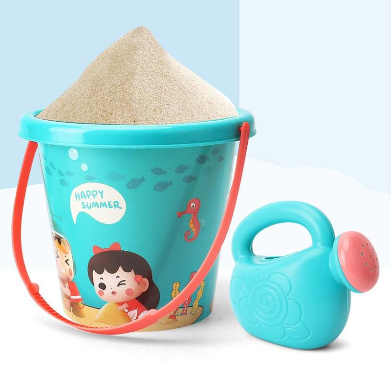 Product Introduction of 18Pcs/Set Travel Beach Toys Kids Beach Toys Set With Sand Rake Watering Can Bucket Shovels Rakes Models Play Tools 29
