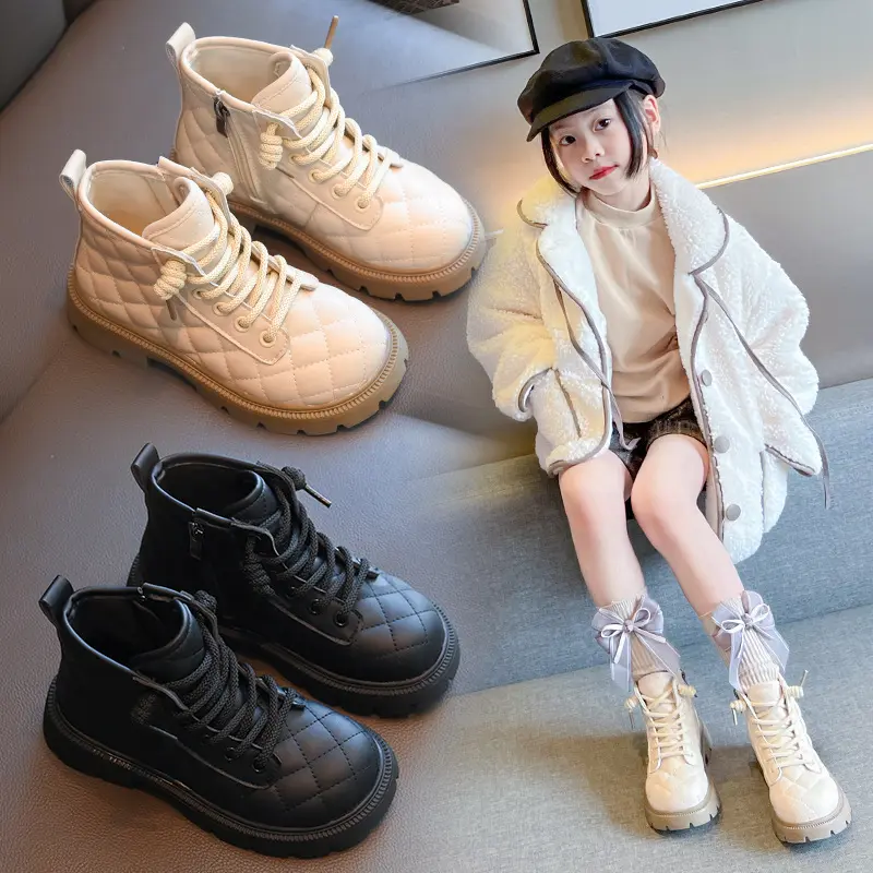 Juragan Junior [COD]CHARLOT Sepatu Boots anak Perempuan Import 26-36 Usia 2-10Tahun 6
