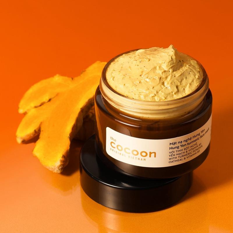 Mặt nạ nghệ Hưng Yên cocoon 30ml (Turmeric face mask) đều màu, giảm thâm 1