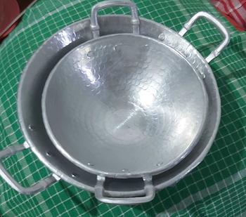 Product Review of paket wajan 20 cm dan 24 cm alumunium tempa penggorengan tebal anti lengket Alat Dapur Kitchenware from 💥**💥 0