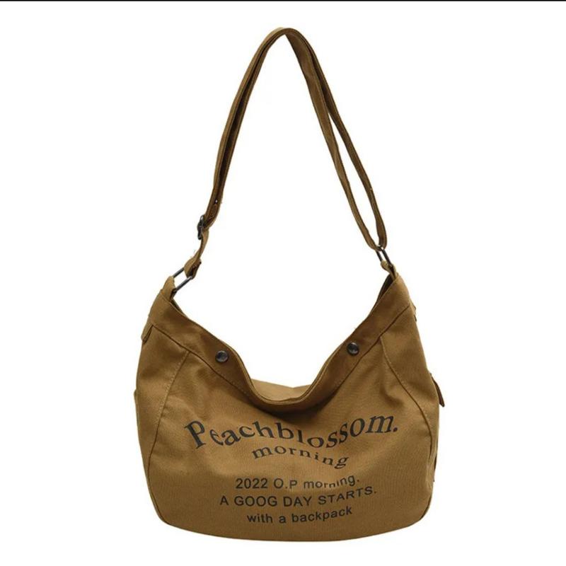 Tas Selempang Canvas Wanita Casual Trendy Slingbag Cewek Korea Lucu Blosom 0