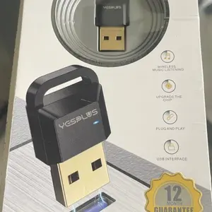 YESPLUS Receiver Bluetooth 5.3 YS-620 Mini USB untuk Mendengarkan Musik Nirkabel Menggunakan Chip Terbaru Sistem USB
