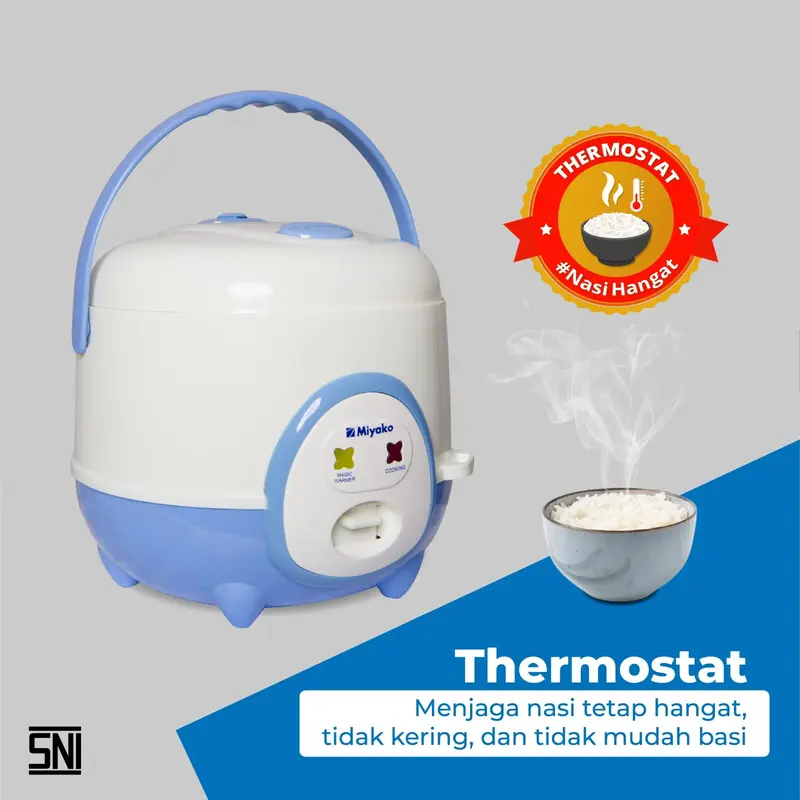 MIYAKO MCM606AB Magic Com Rice Cooker 0,6 Liter - Nuansa Samarinda 2