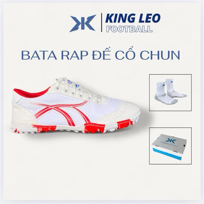 Giày Đá Bóng Sport Đá Banh Vải Rap Đế Cổ Chun Đế Đệm Cao Cấp Tặng Tất Cao Cấp - Sneaker giay bong da