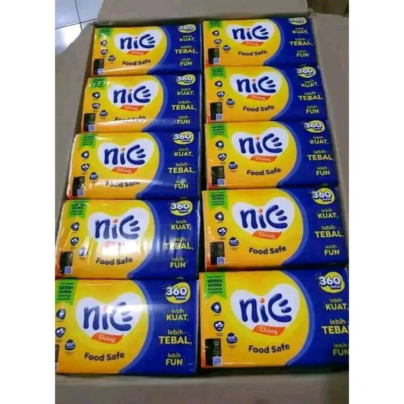 Dapat 3pcs - Tisu Nice Living 360s Tissue Tisue Wajah Serbaguna 360 Helai 1