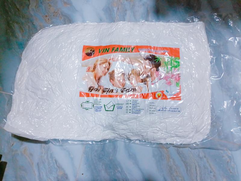 GỐI NẰM HƠI CAO CẤP SIZE 40cmx60cm (Thành phần Gòn + Mousse Êm Ái) 1