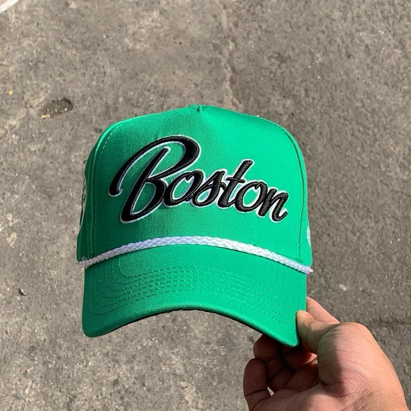 NEW A FRAME SNAPBACK HIGH QUALITY CAP (BOSTON ROPE GREEN) - TikTok Shop ...