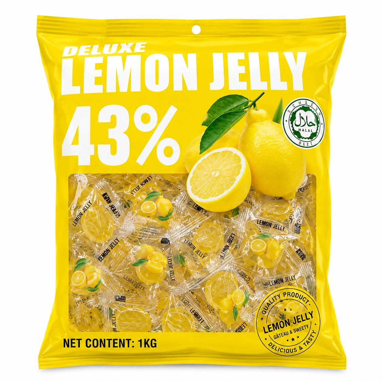 GUMMY DE FRUTAS 43% suco da Fruta | Balas Jelly Veggie 7 SABORES