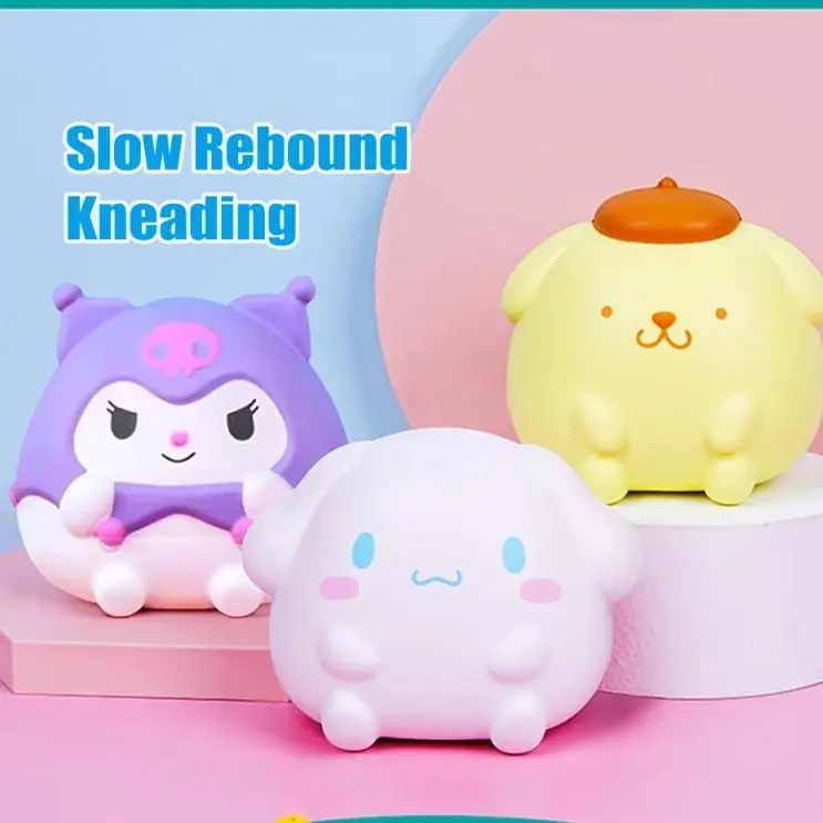 Squeeze Toy cute Mumystation Sanrio Squishy Toys Slow Rebound  Release Anxiety Toy Kawaii Cinnamoroll Dog Stress Doll Toy