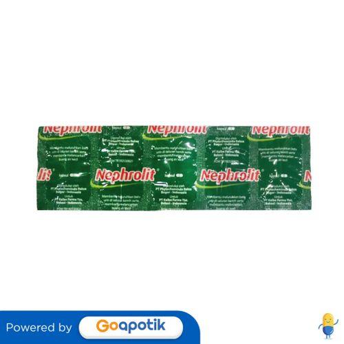 Gambar NEPHROLIT STRIP ISI 5 KAPSUL dari Apotek Sehat Krendang by GoApotik Kota Administrasi Jakarta Barat Tokopedia