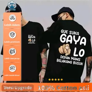 【kualitas tinggi】KAOS PRIA OBLONG BAHAN KATUN 24S PREMIUM T-SHIRT