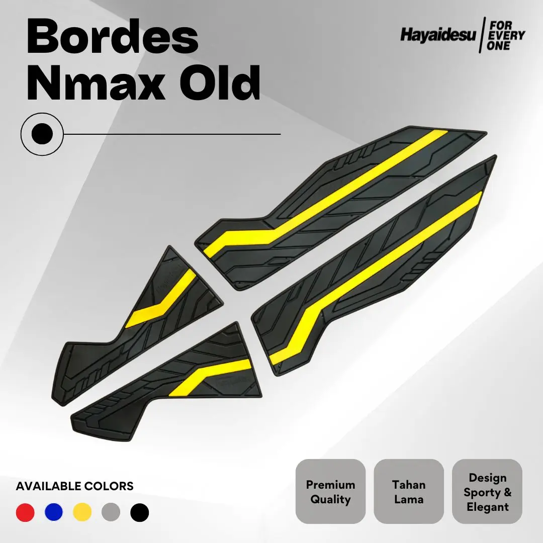 Hayaidesu NMAX Old Floor Step Boardrest Karpet Motor NMAX Old Bordes ( 2015-2019 )