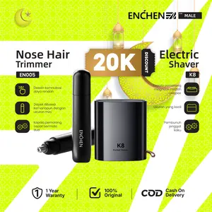 【Penawaran Kombo】Enchen K8 & EN005 Pop-up Shaver Alat Cukur Elektrik Pencukur Jenggot