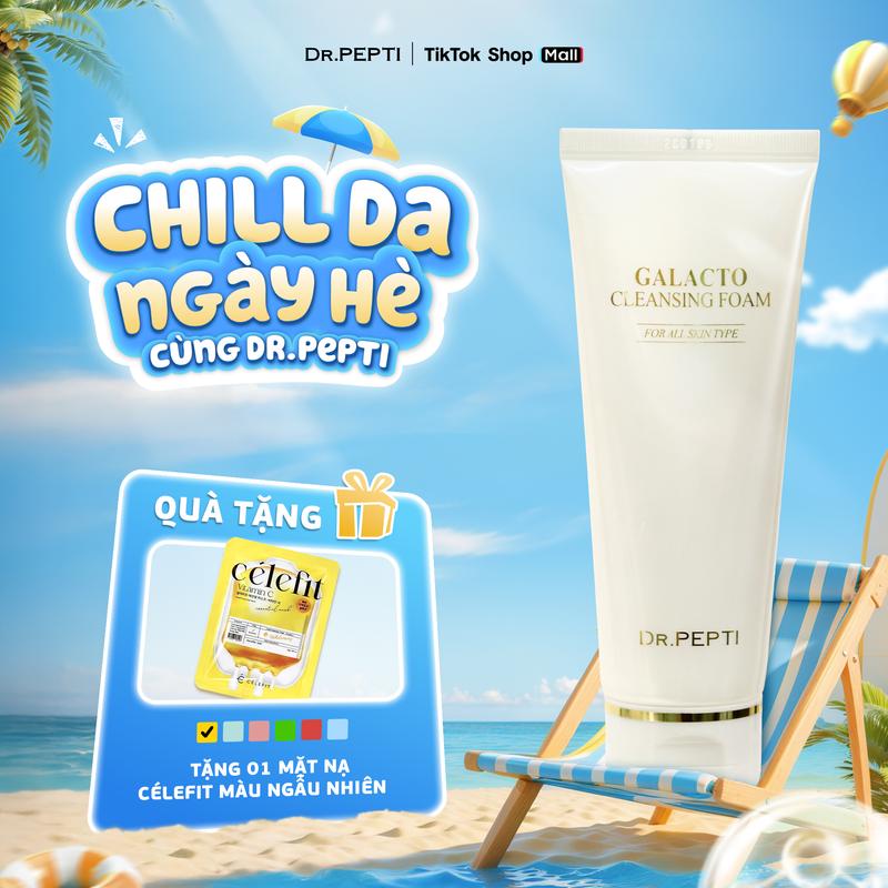 [Mua 1 Tặng 1] Sữa Rửa Mặt Dr.Pepti Dịu Nhẹ Chiết Xuất Cám Gạo Và Trà Xanh Dành Cho Da Mụn, Da Khô, Da Nhạy Cảm 110ml ( Tặng 01 Mặt Nạ Célefit Màu Ngẫu Nhiên Khi Mua SRM Cám Gạo; Tặng 02 Mặt Nạ Célefit Màu Ngẫu Nhiên Khi Mua SRM Trà Xanh)