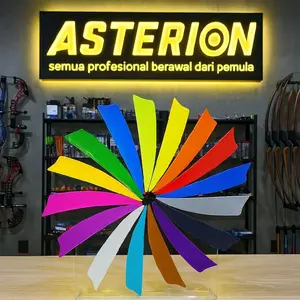 Vanes Impor Kalkun Shield 3 Inch Arrow Bulu Anak Panahan