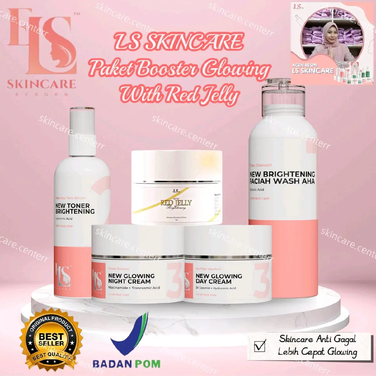 LS Skincare Paket Booster + Red Jelly BPOM
