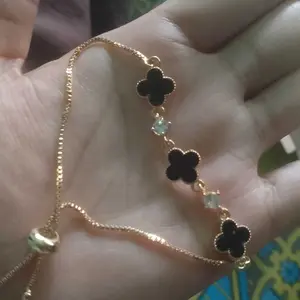 Gelang serut bunga xuping berlapis emas