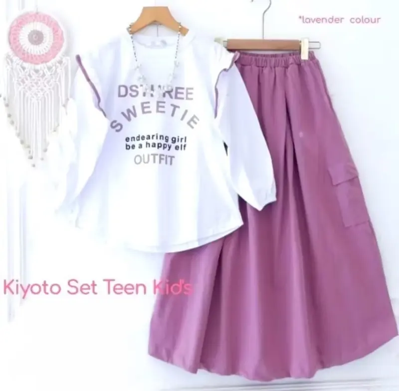 KIYOTO SET KIDS SETELAN ANAK PEREMPUAN TERBARU 3