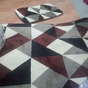 [Arizona Carpet] 140x190cm Cosmo Love Karpet Busa Malaysia Motif Minimalis untuk Ruang Keluarga Anti Licin