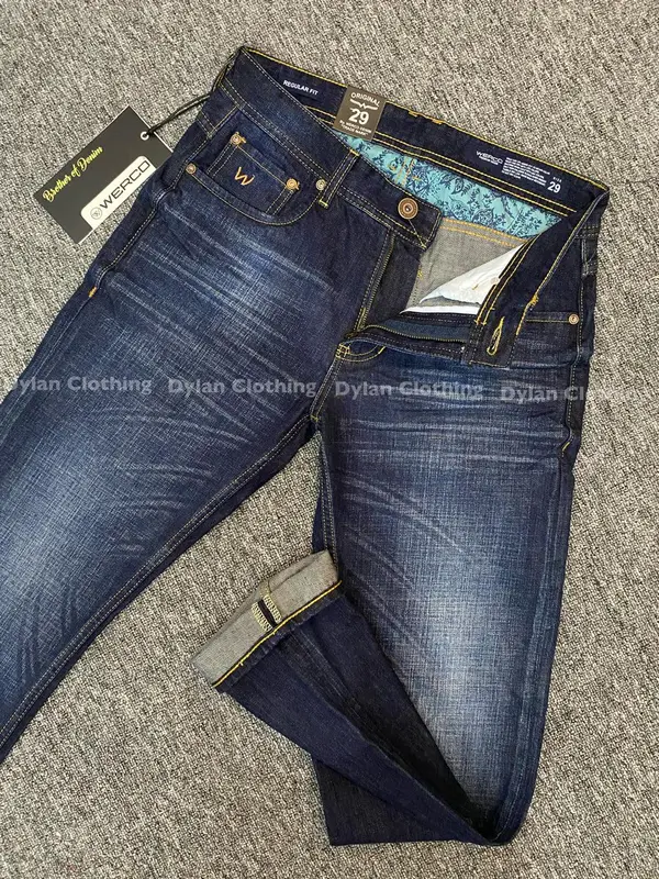 Celana Werco Denim | Brand Lokal Original Berkualitas | Celana Jeans Panjang Pria | Cuttingan Regulerfit | Motif Cakar 3