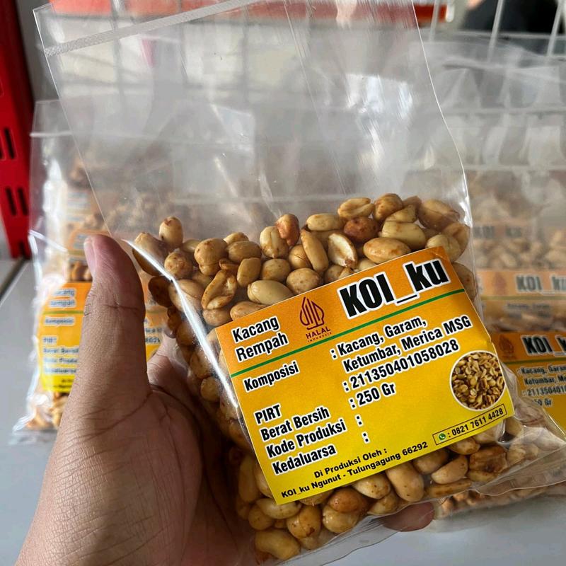 Kacang Rempah Manis Cap Koi_Ku 250g - Kacang Berkualitas Premium dengan Bahan Rempah-rempah - Goreng, Food, Kering, Snack, Mede, Mete Camilan,kacang tanah kupas 2