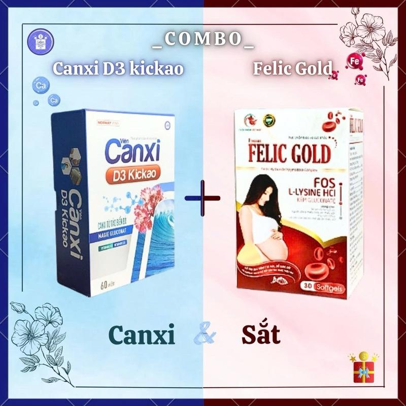   Combo 2 hộp  Viên uống bổ sung canxi sắt vitamin giúp nâng cao sức khỏe cho mẹ lợi sữa 
