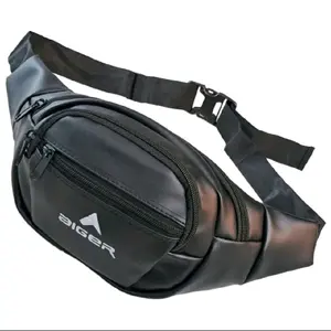 tas pria waistbag Selempang bahan sintetis tas pinggang pria. Slingbag