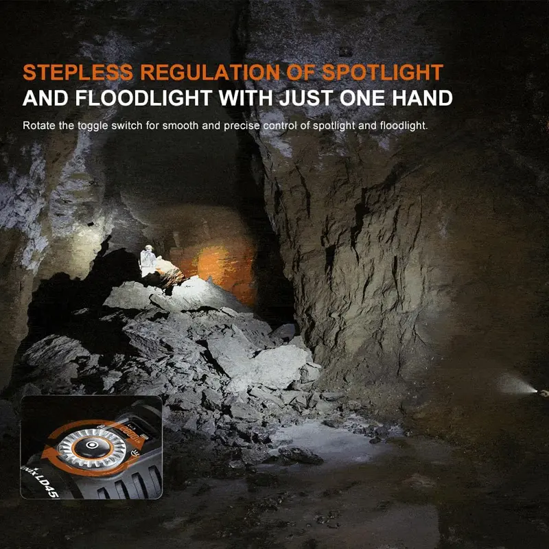 Fenix LD45R LED Flashlight Digital Focusing 2800 Lumens Senter Fenix LD 45R Flash Light Garansi Resmi 6