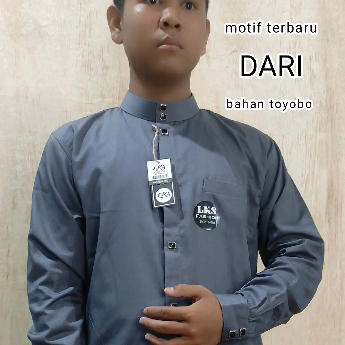 Kemko sultan polos  bahan toyobo pilihan Motif kancing jepret anti karat,kantong  atas 1 kantong samping bawah 2,mewah dan berkualitas  Baju Koko Muslim Pria Nyaman Panjang