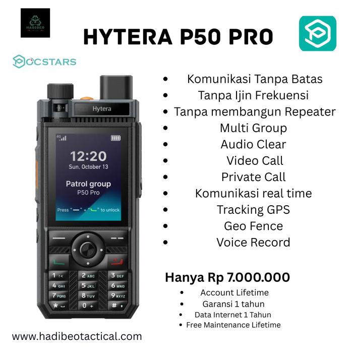 Ht Poc Repro Jual HT POC Hytera P50 PRO With POCSTAR - Kota Bekasi - Hadibeo ...