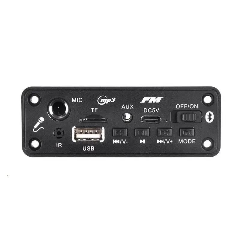 1 bộ 2 * 3W / 5W máy phát âm thanh khuếch đại Bluetooth bảng giải mã mp3 5V DIY…