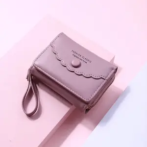 dompet renda-dompet wanita dompet lipat 3 dompet kartu uang koin