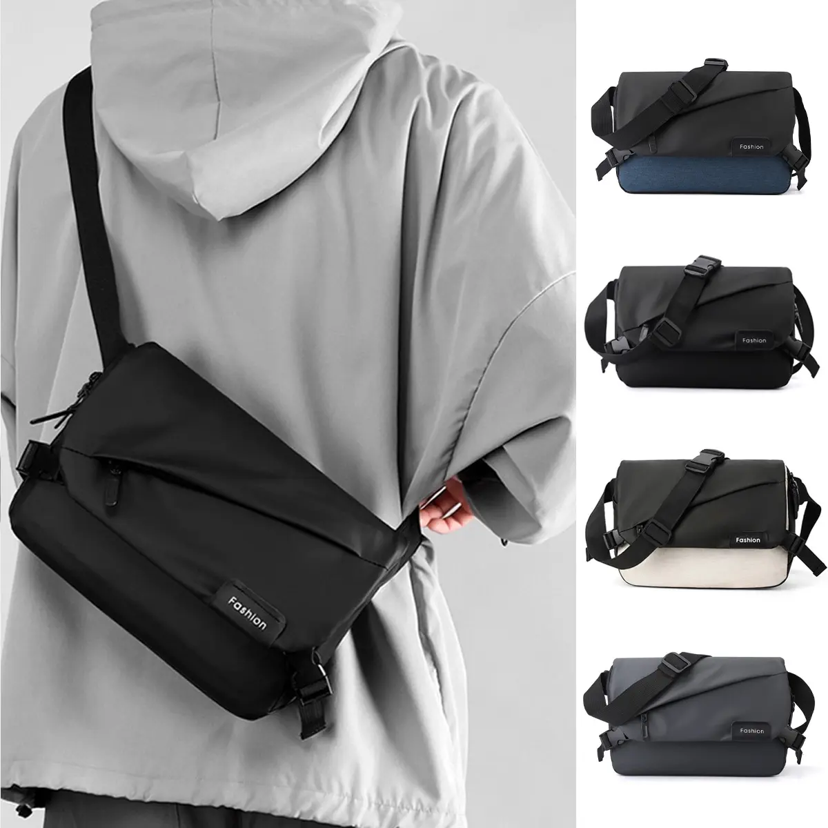 New Fashion Sling Bag Men Chest Bag Crossbody Bag Shoulder Bag Waterproof Man Beg Silang Lelaki