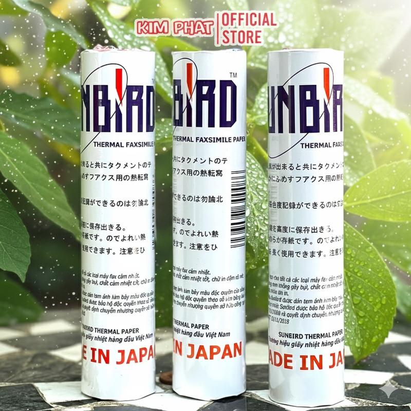  Giấy Fax Nhiệt A4 SUNBIRD - Made in Japan - Cà Số Khung Xe Ô Tô  21 x 3000 cm  